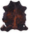 Dark Brindle Natural Cowhide Rug - Large 6'11"H x 6'1"W