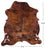 Brindle Natural Cowhide Rug - Large 6'9"H x 6'4"W