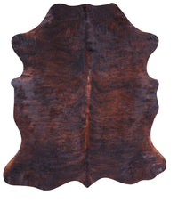 Thumbnail for Brindle Natural Cowhide Rug - Large 6'6