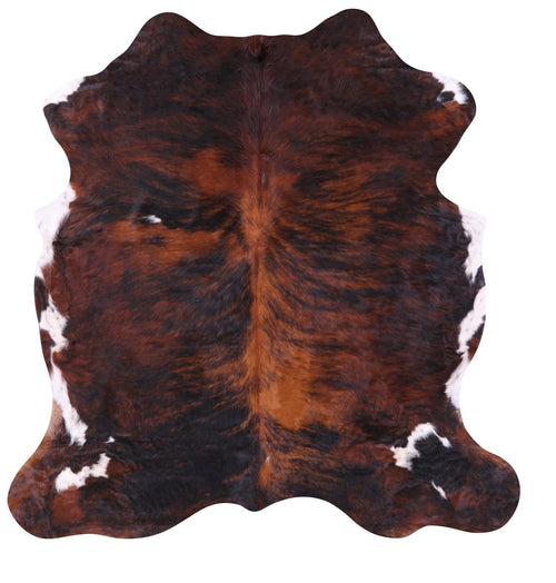 Brindle Natural Cowhide Rug - Large 6'7