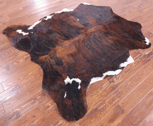 Brindle Natural Cowhide Rug - Large 6'7