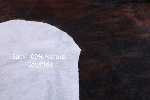 Brindle Natural Cowhide Rug - Large 6'7