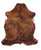 Brindle Brown Natural Cowhide Rug - X-Large 7'3"H x 6'3"W