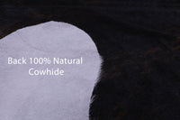 Thumbnail for Tricolor Natural Cowhide Rug - X-Large 7'6