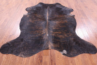 Thumbnail for Dark Brindle Natural Cowhide Rug - X-Large 7'10