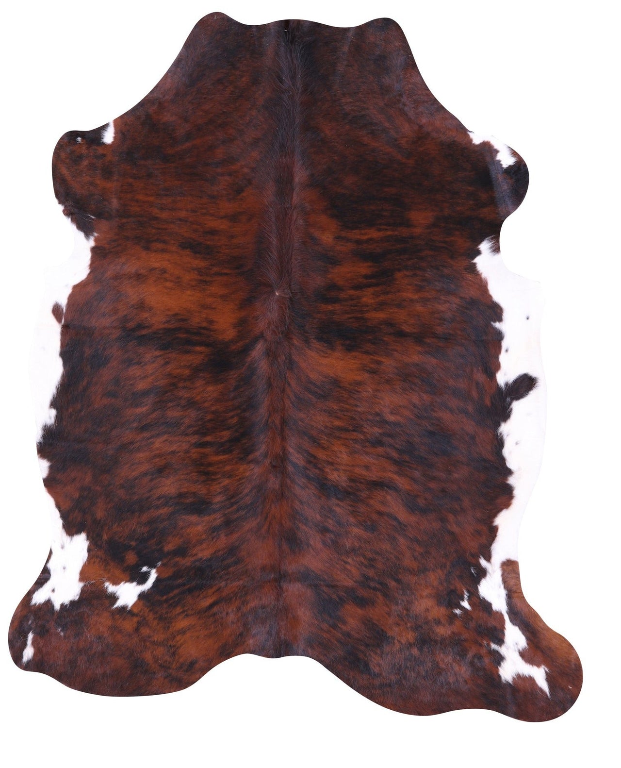 Brindle Natural Cowhide Rug - X-Large 7'1"H x 5'10"W