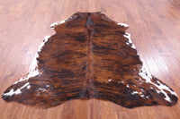 Thumbnail for Brindle Natural Cowhide Rug - X-Large 7'0