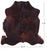 Dark Brindle Natural Cowhide Rug - X-Large 7'3"H x 6'11"W
