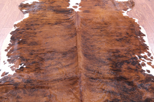 Brindle Natural Cowhide Rug - Large 7'2