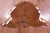 Brown & White Natural Cowhide Rug - Medium 6'1"H x 5'7"W