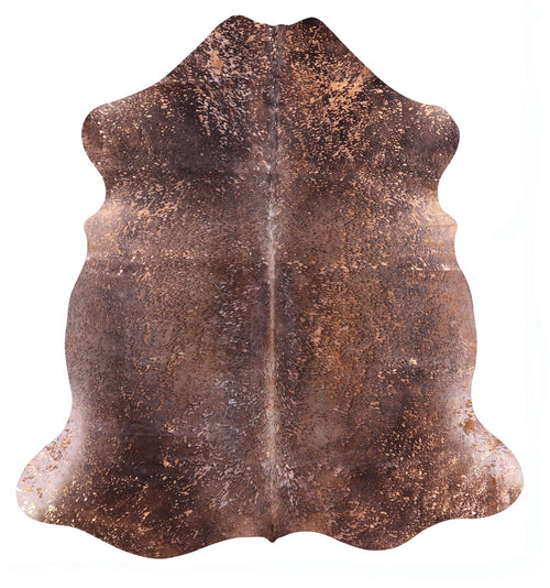 Metallic Natural Cowhide Rug - Medium 6'2