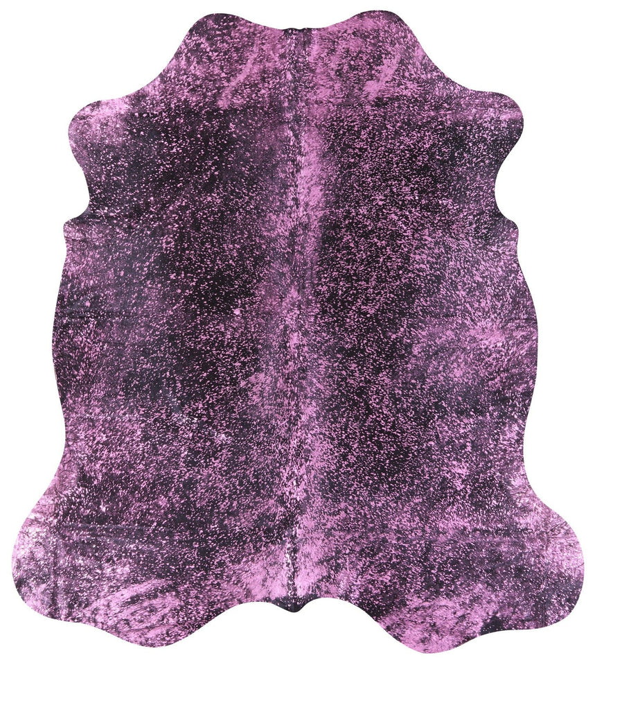 Metallic Natural Cowhide Rug - X-Large 7'0"H x 6'3"W