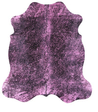 Thumbnail for Metallic Natural Cowhide Rug - X-Large 7'0