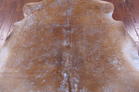 Thumbnail for Metallic Natural Cowhide Rug - Large 6'10