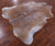 Metallic Natural Cowhide Rug - Large 6'10"H x 6'4"W