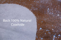 Thumbnail for Metallic Natural Cowhide Rug - Large 6'10
