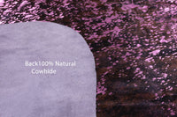 Thumbnail for Metallic Natural Cowhide Rug - X-Large 7'2
