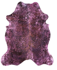 Thumbnail for Metallic Natural Cowhide Rug - X-Large 7'2