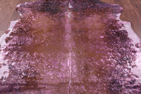 Thumbnail for Metallic Natural Cowhide Rug - X-Large 7'2