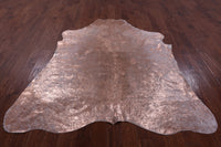 Thumbnail for Metallic Natural Cowhide Rug - Large 6'10
