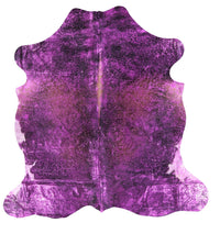 Thumbnail for Metallic Natural Cowhide Rug - X-Large 7'4