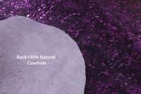 Thumbnail for Metallic Natural Cowhide Rug - X-Large 7'4