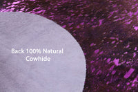 Thumbnail for Metallic Natural Cowhide Rug - X-Large 7'4