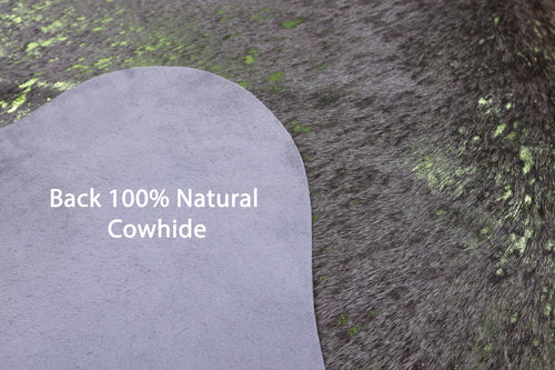 Metallic Natural Cowhide Rug - Large 6'6