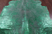 Thumbnail for Metallic Natural Cowhide Rug - X-Large 7'3