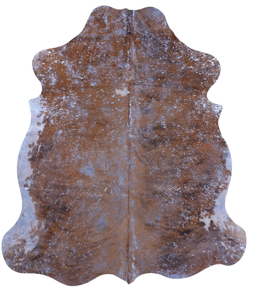 Metallic Natural Cowhide Rug - Large 6'10"H x 6'0"W