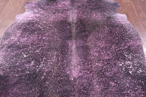 Metallic Natural Cowhide Rug - X-Large 7'9