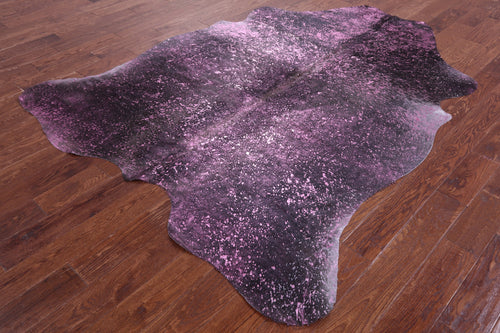 Metallic Natural Cowhide Rug - X-Large 7'9
