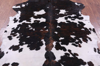 Thumbnail for Tricolor Natural Cowhide Rug - X-Large 7'1