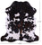 Tricolor Natural Cowhide Rug - X-Large 7'1"H x 6'8"W