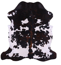 Thumbnail for Tricolor Natural Cowhide Rug - X-Large 7'1