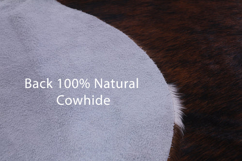 Tricolor Natural Cowhide Rug - Large 6'7
