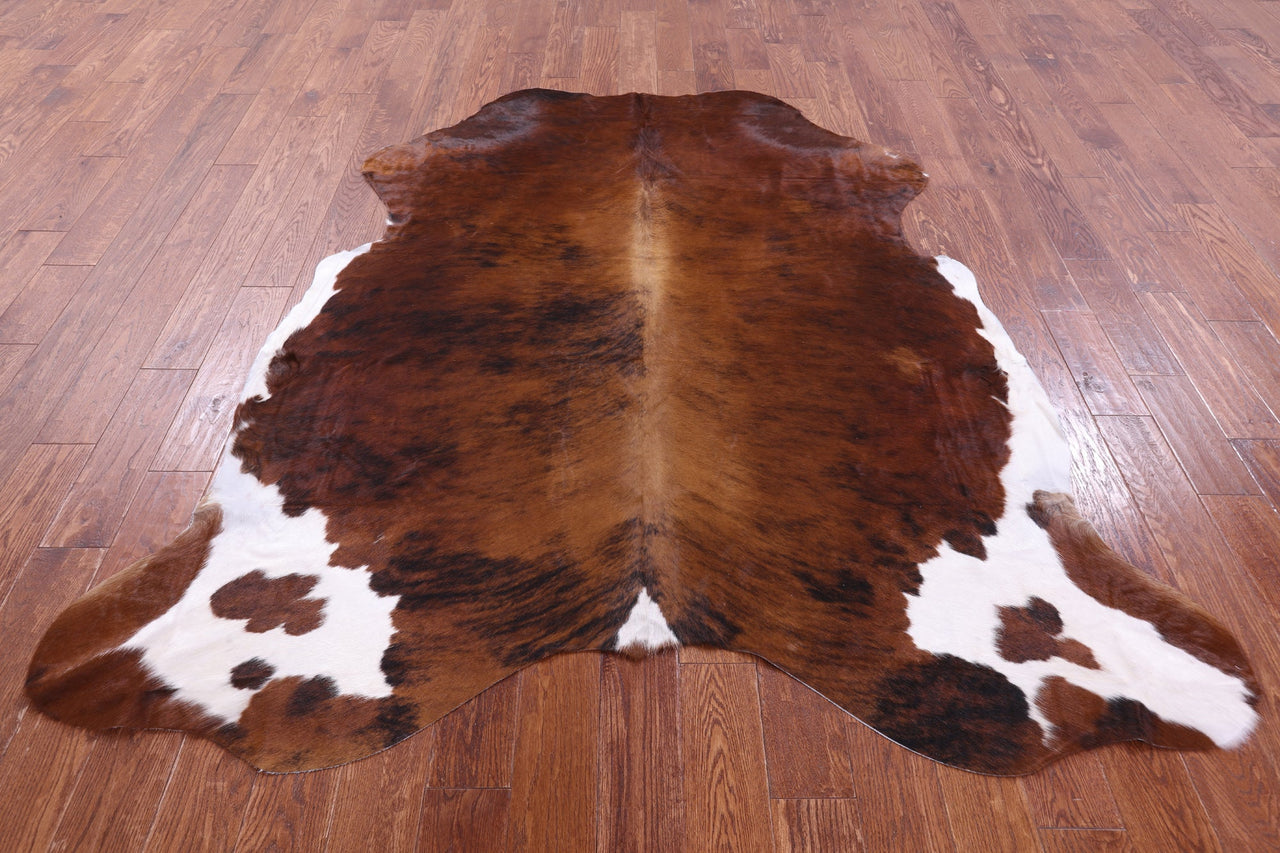 Brindle Natural Cowhide Rug - X-Large 7'1"H x 6'7"W