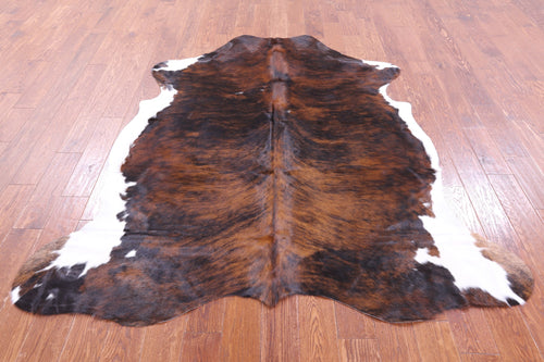 Brindle Natural Cowhide Rug - Large 6'11