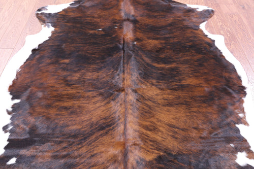 Brindle Natural Cowhide Rug - Large 6'11