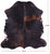 Tricolor Natural Cowhide Rug - Large 6'5"H x 6'3"W