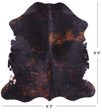 Thumbnail for Tricolor Natural Cowhide Rug - Large 6'5