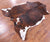 Brindle Natural Cowhide Rug - X-Large 7'1"H x 6'2"W