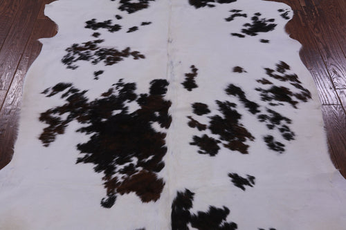Black & White Natural Cowhide Rug - Large 6'8