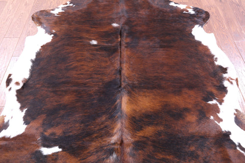 Tricolor Natural Cowhide Rug - X-Large 7'0