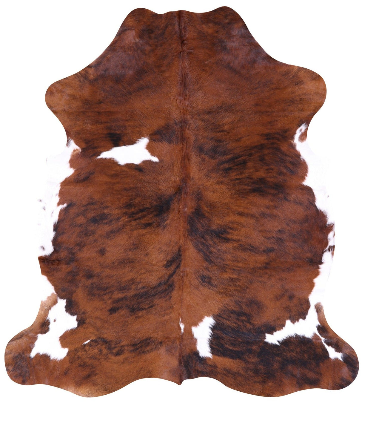 Brindle Natural Cowhide Rug - Large 6'8"H x 6'2"W