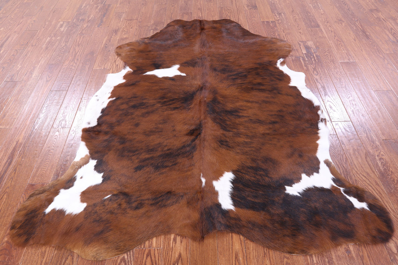 Brindle Natural Cowhide Rug - Large 6'8"H x 6'2"W