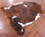 Brindle Natural Cowhide Rug - Large 6'8"H x 6'2"W