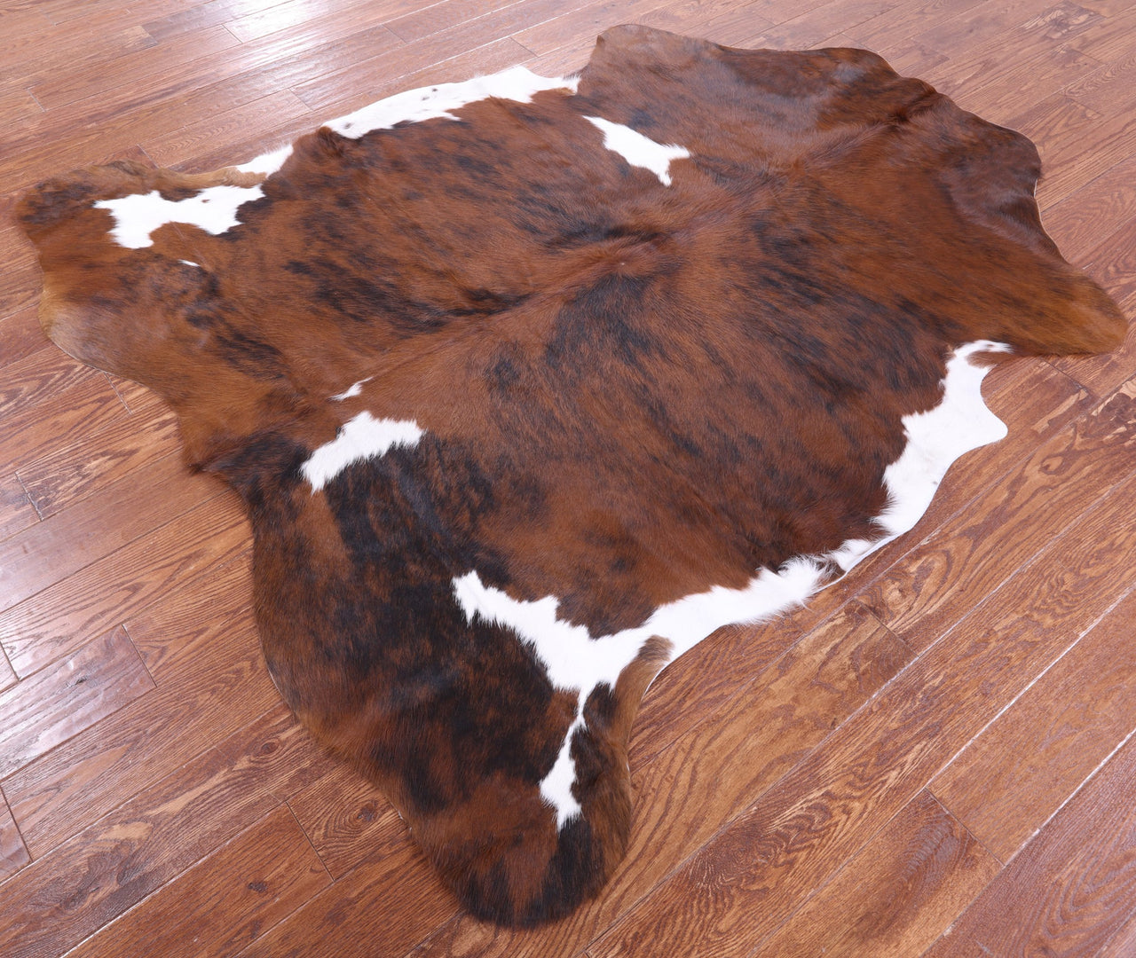 Brindle Natural Cowhide Rug - Large 6'8"H x 6'2"W