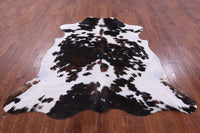 Thumbnail for Tricolor Natural Cowhide Rug - X-Large 7'1