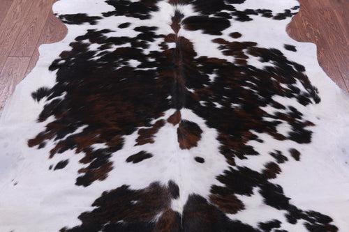Tricolor Natural Cowhide Rug - X-Large 7'1